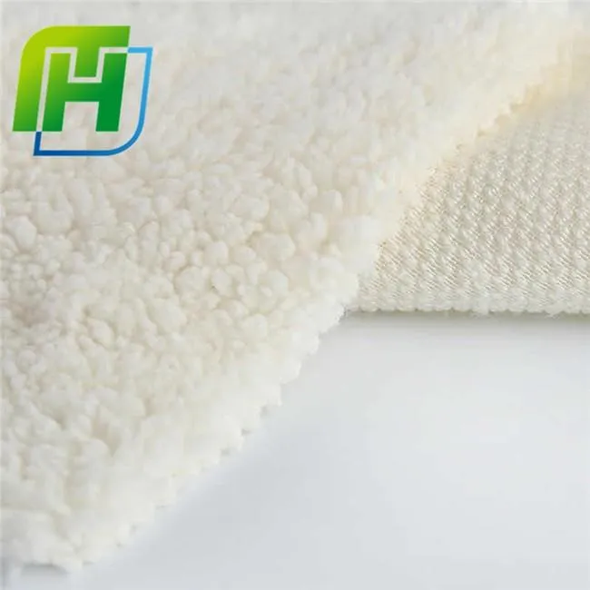 Cream Sherpa Fleece Fabric