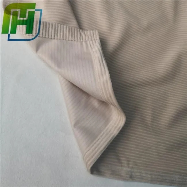 Stripe Velvet Fabric For Curtain